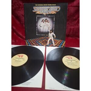 Saturday Night Fever Vinyl 2LP Soundtrack 1977 RSO RS-2-4001 Wally Mastered VG+
